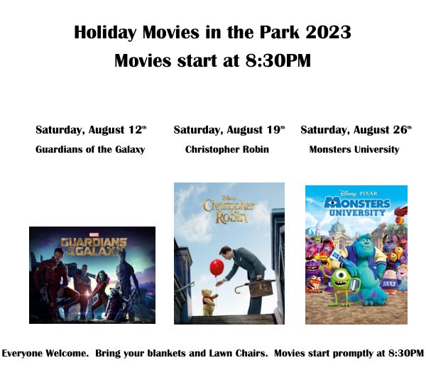2023 Movies in the Park